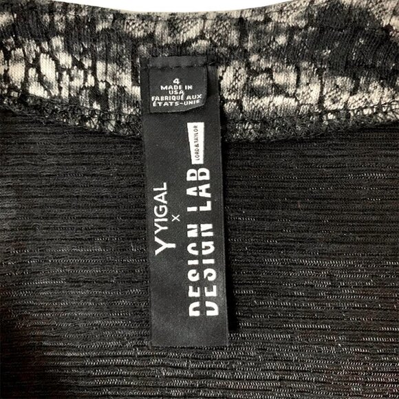 YIGAL X DESIGN LAB Y2K Style Asymmetrical Zip front sheath dress - Picture 6 of 6